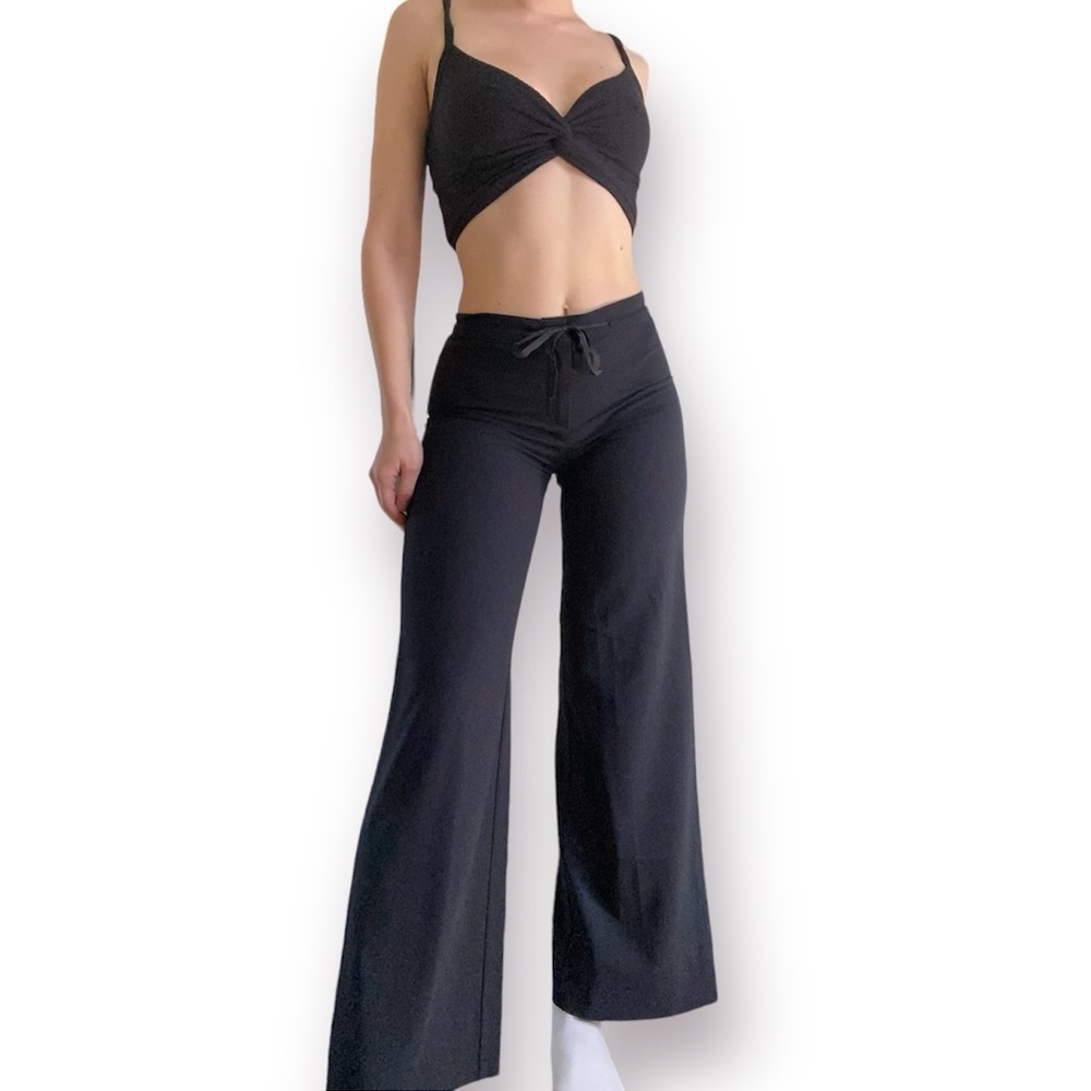 Sisley black wide leg trouser (made in Italy)